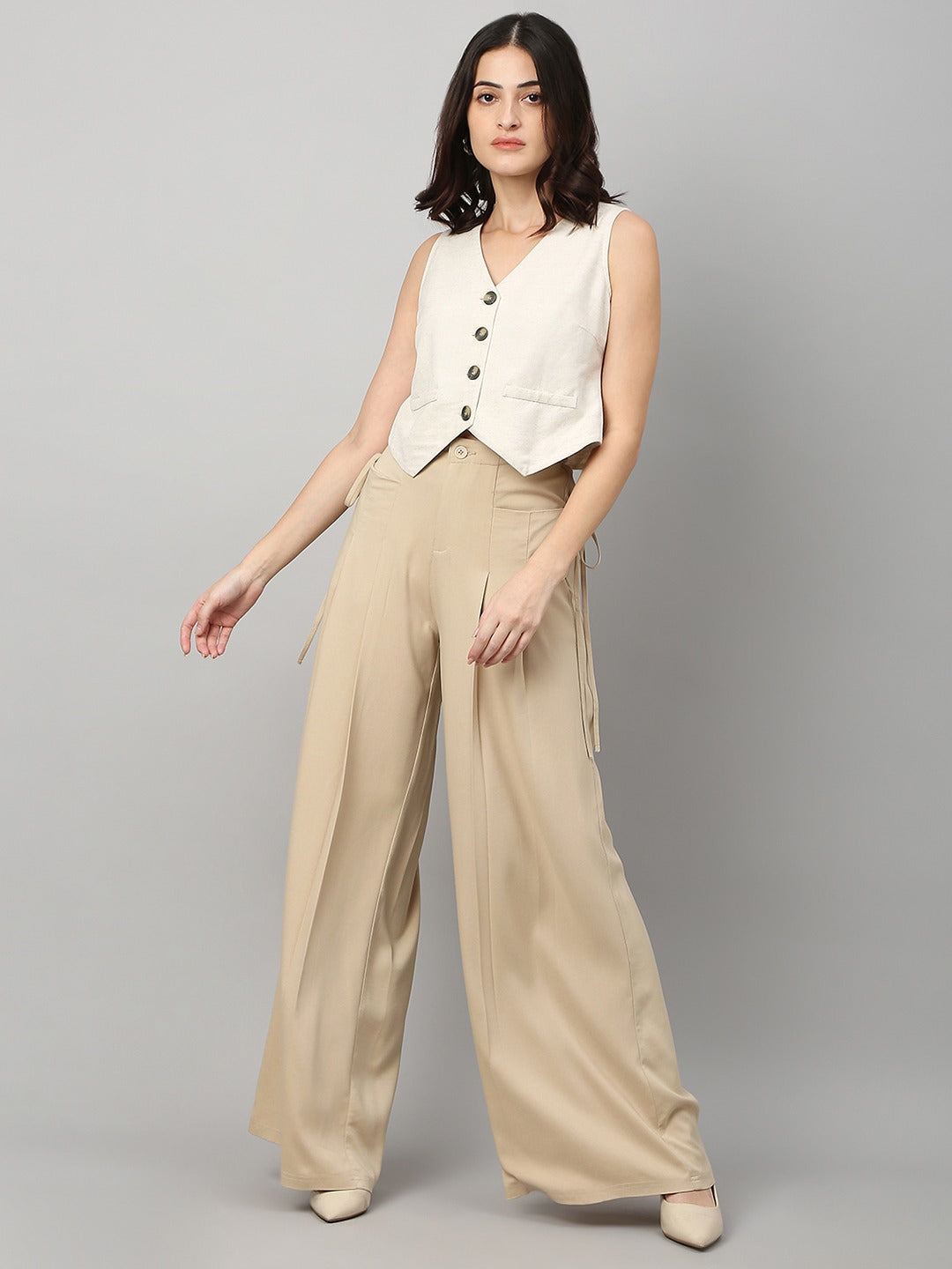 TARAMA High Rise Wide Leg Trouser Tarama Jeans