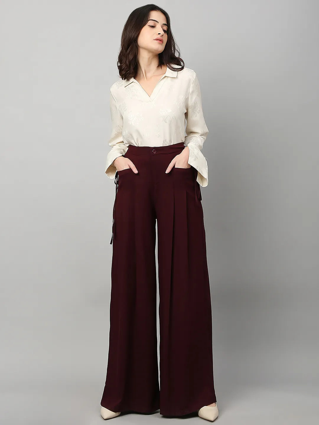 TARAMA High Rise Wide Leg Trouser Tarama Jeans