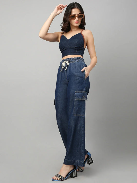 HIgh Rise Wide Leg Jeans