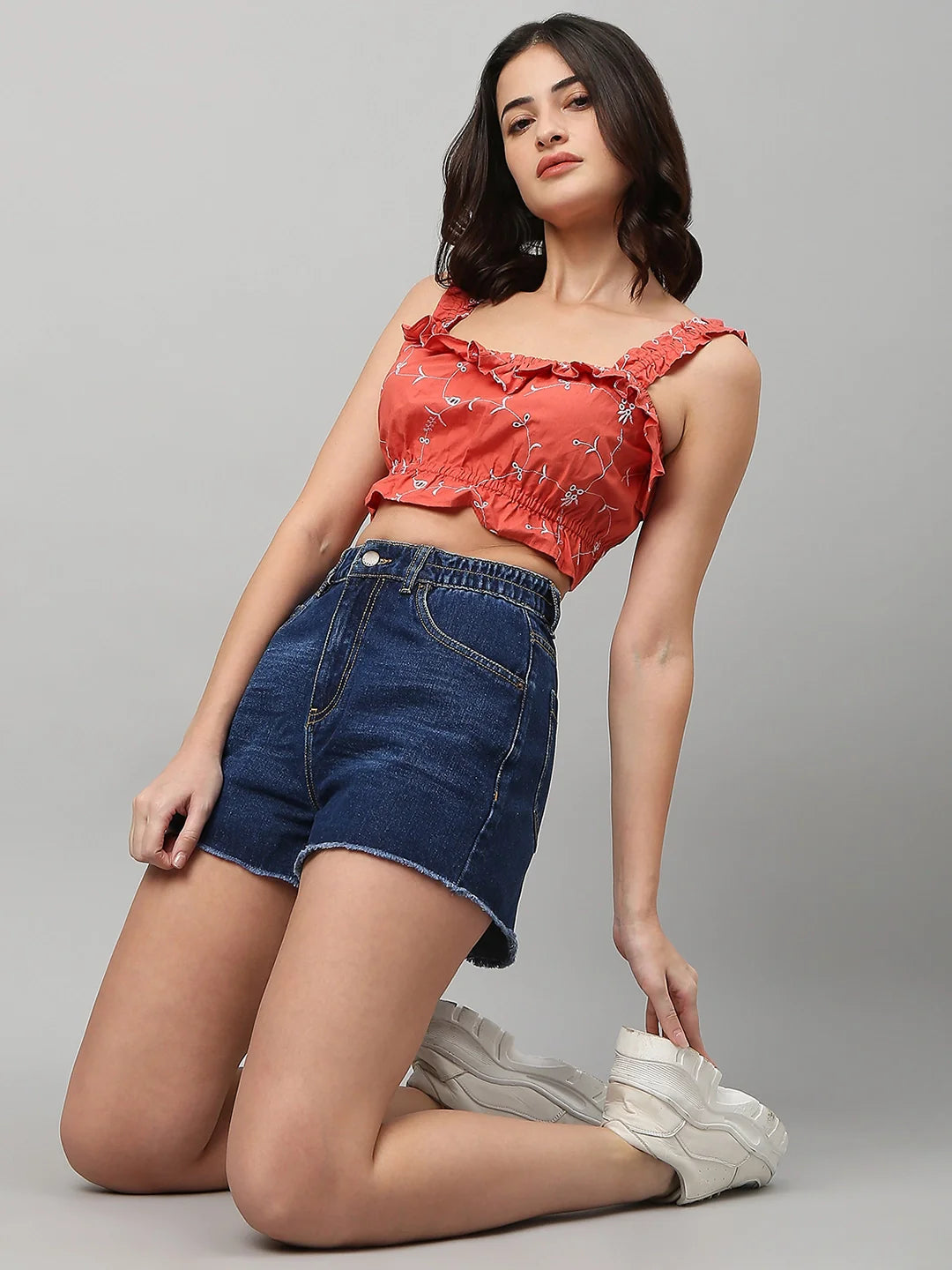 TARAMA High Rise Shorts TARAMA JEANS