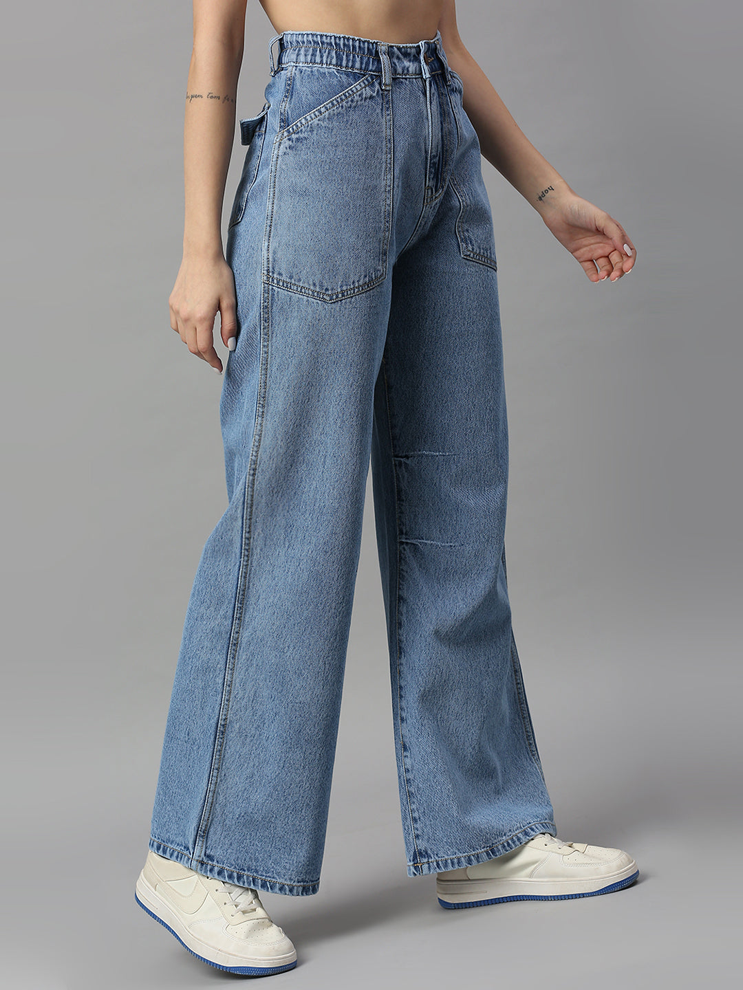 TARAMA High Rise Wide Leg Jeans Tarama Jeans