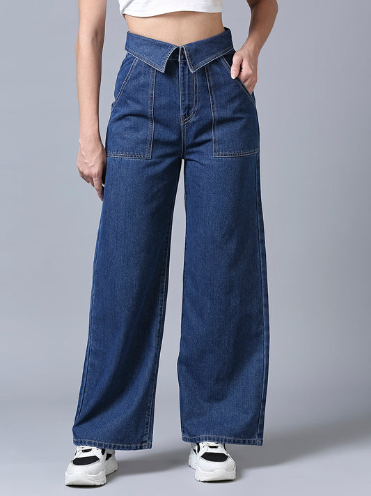 High Rise Wide Leg Jeans