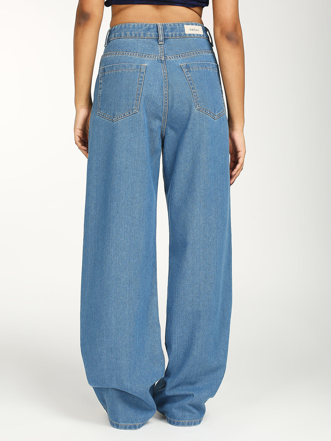 TARAMA High Rise Wide Leg Tarama Jeans