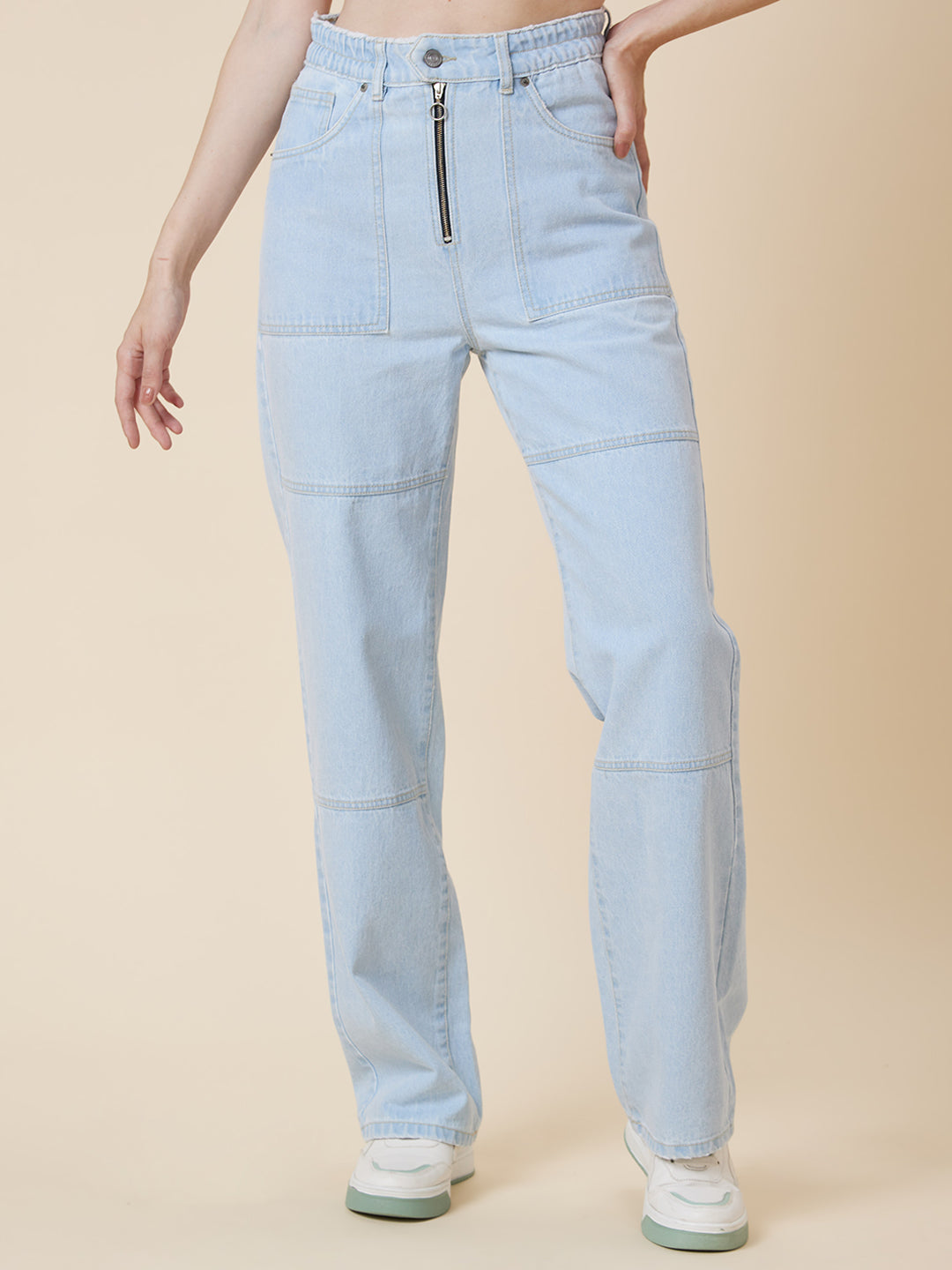 TARAMA High Rise Wide Leg Jeans Tarama Jeans