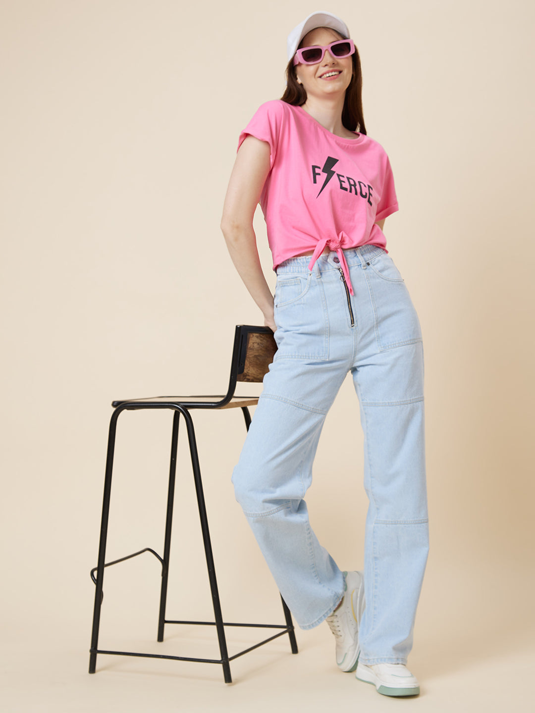 TARAMA High Rise Wide Leg Jeans Tarama Jeans