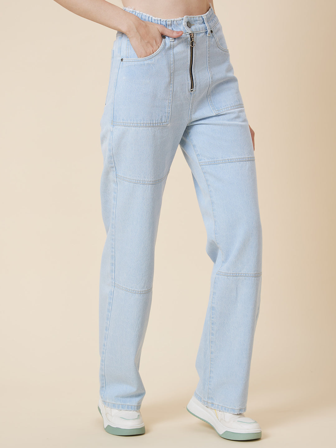 TARAMA High Rise Wide Leg Jeans Tarama Jeans